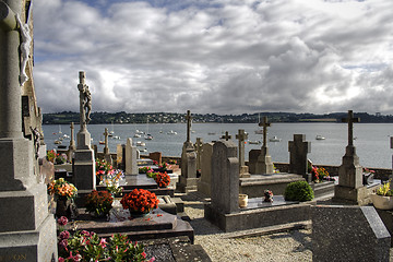 Image showing cemetery in Brittany