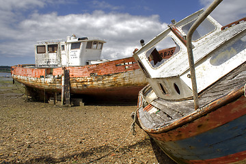 Image showing two shipwrecks