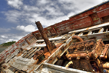 Image showing a shipwreck in the cemetery Rostellec