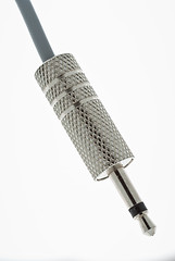 Image showing Silver Mono Jack plug