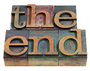 Image showing the end