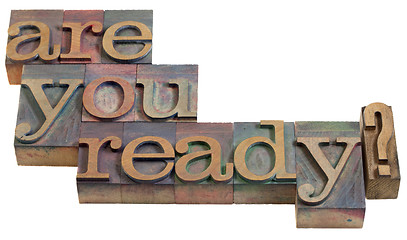 Image showing Are you ready?