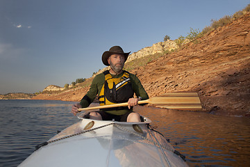 Image showing canoe paddling in Colorado