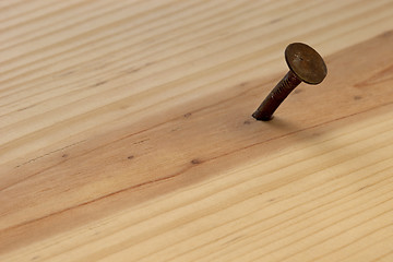 Image showing rusty nail