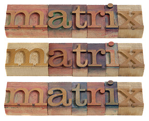 Image showing matrix
