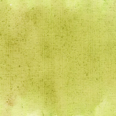 Image showing light green  watercolor abstract with canvas texture