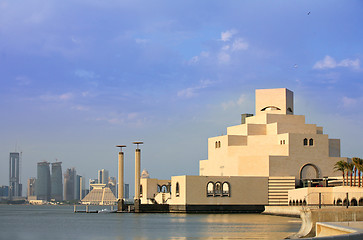 Image showing Doha bay view