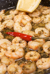 Image showing Spicy prawn tapa