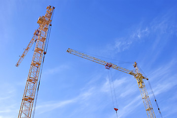 Image showing tower crane