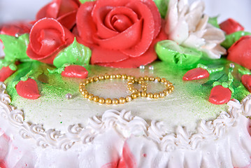 Image showing wedding cake