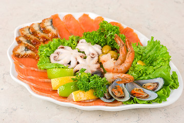 Image showing Seafood salad