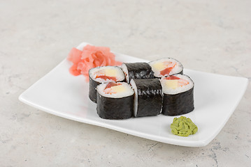 Image showing sushi rolls