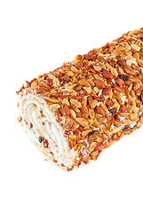 Image showing Nuts Swiss roll