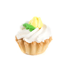 Image showing cream cupcake