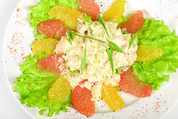 Image showing seafood salad