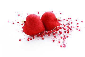 Image showing red heart ball