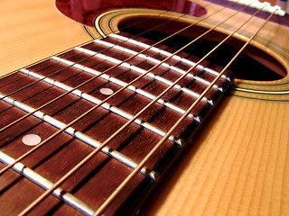 Image showing Guitar macro