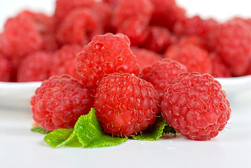 Image showing fresh raspberry