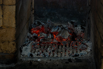 Image showing live coals