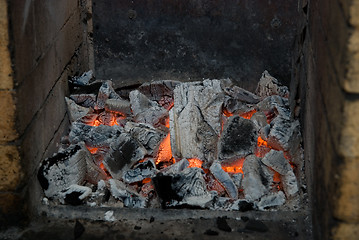 Image showing live coals