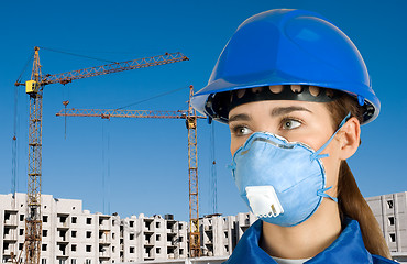 Image showing Builder girl