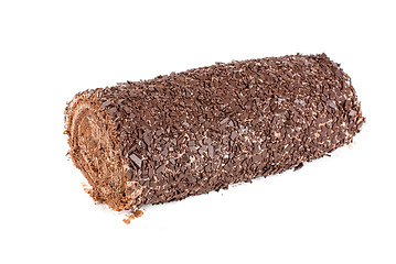 Image showing Chocolate Swiss roll