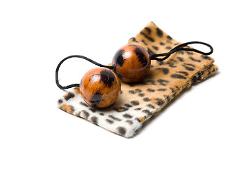 Image showing Leopard vaginal balls
