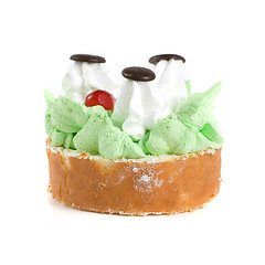 Image showing cream cupcake