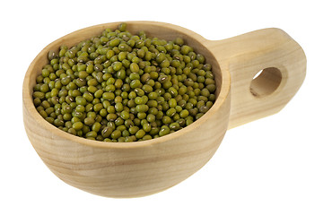 Image showing scoop of mung beans