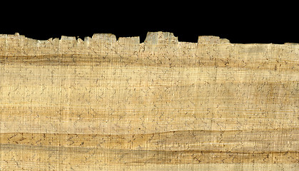 Image showing papyrus paper background and edge