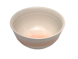 Image showing Ceramic bowl-clipping path