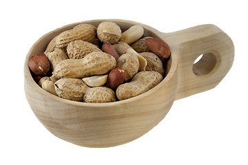 Image showing scoop of peanuts