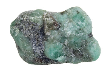 Image showing raw emerald gemstone