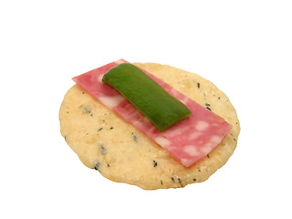 Image showing Little snack sandwich