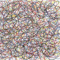 Image showing chaotic crayon scribble