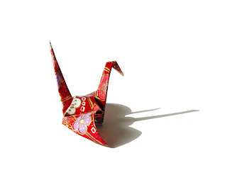 Image showing Origami and shadow