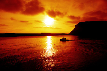 Image showing Leaving Harbour