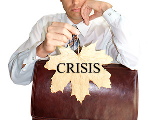 Image showing finance crisis