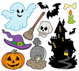 Image showing Set of Halloween images