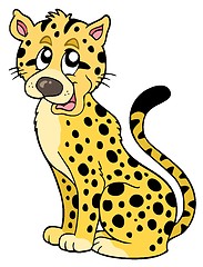 Image showing Cartoon cheetah