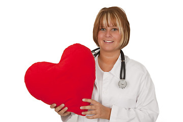 Image showing Doctor with heart