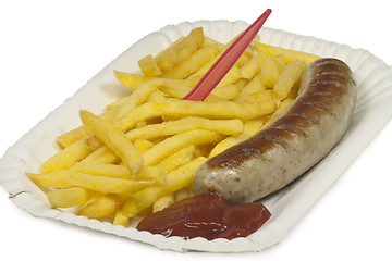 Image showing Currywurst