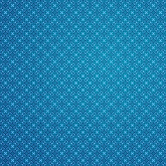 Image showing blue vintage wallpaper