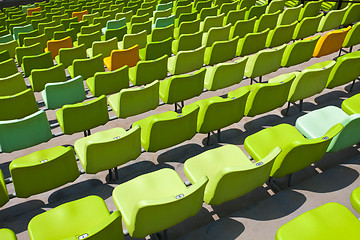 Image showing Stadium seats