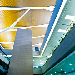 Image showing walkway of airport