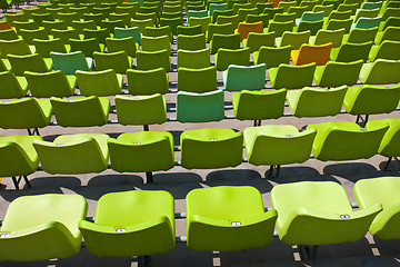 Image showing Stadium seats