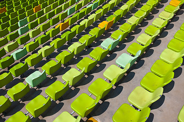 Image showing Stadium seats