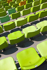 Image showing Stadium seats