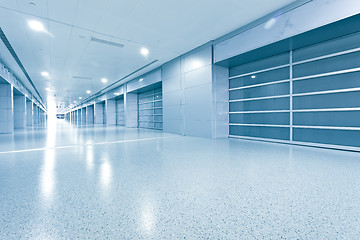 Image showing walkway of airport