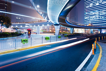 Image showing light trails